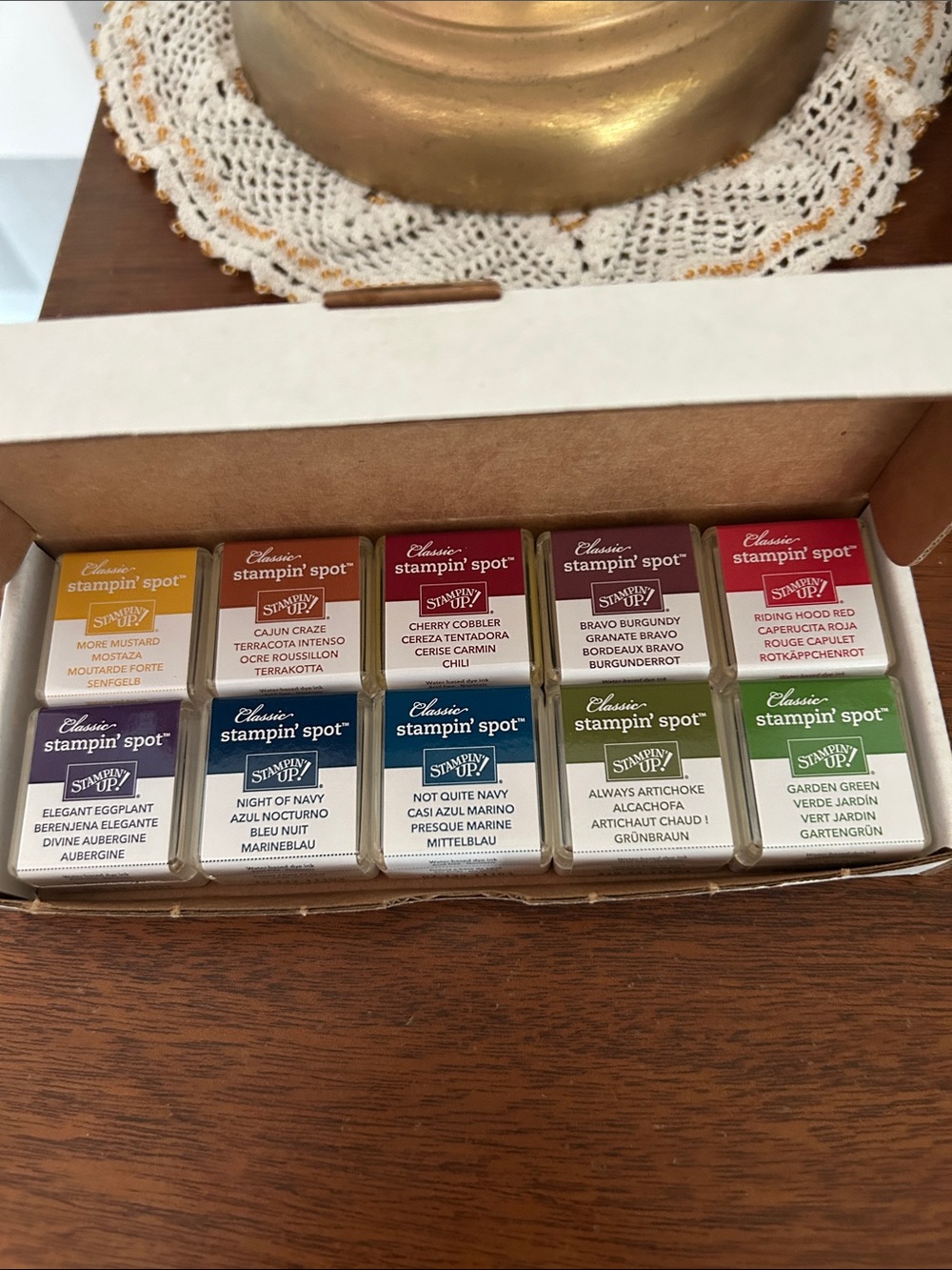 Stampin' Up! Classic Stampin' Spot Ink Cube Set - Assorted Colors New Unopened